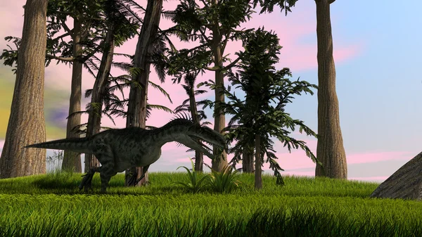 Dinosaure monolophosaurus — Photo