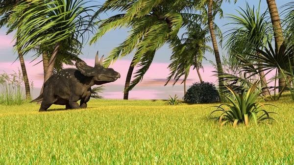 Diceratops dinosaure — Photo