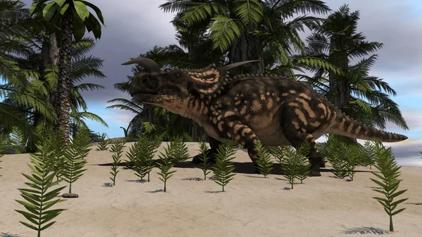 Einiozaur brązowy dinozaur — Zdjęcie stockowe