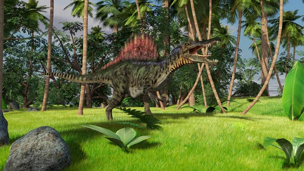 Spinosaurus dinozor — Stok fotoğraf