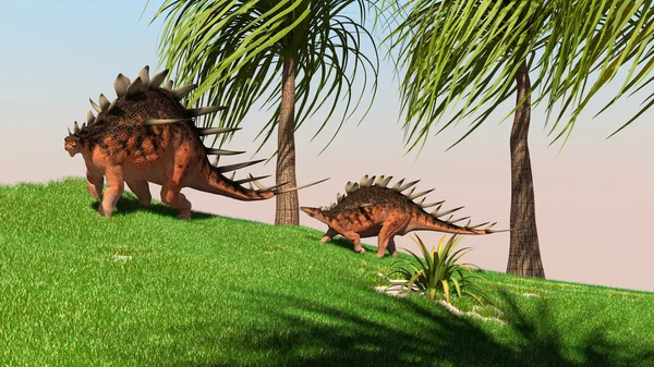 Kentrosaurus-Dinosaurier — Stockfoto