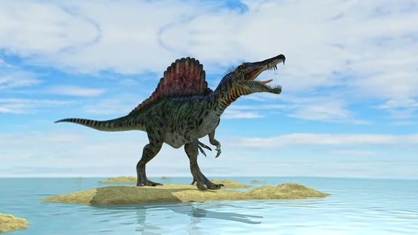 A Spinosaurus dinoszaurusz — Stock Fotó