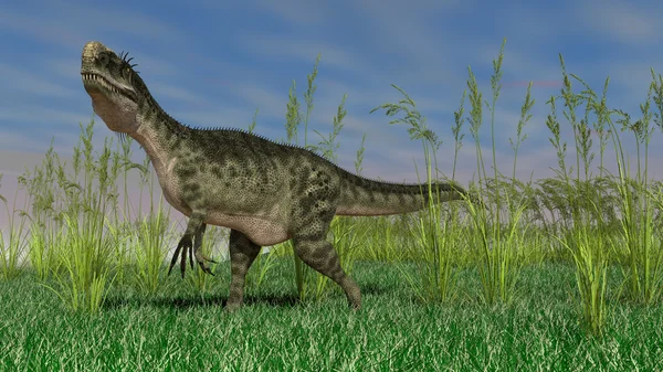 Monolophosaurus dinosaurie — Stockfoto