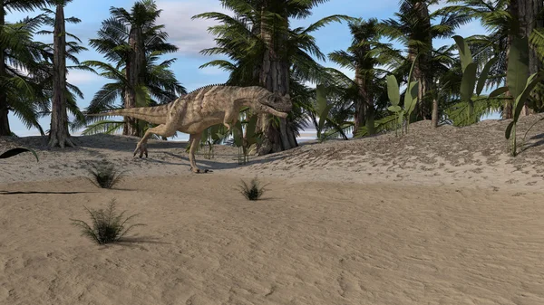 Ceratozaur dinozaur — Zdjęcie stockowe