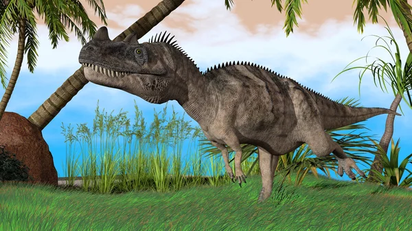 Ceratosaurus dinosaurie — Stockfoto