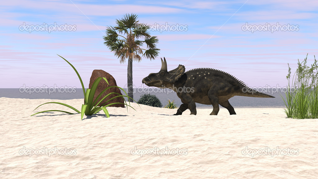 Diceratops dinosaur