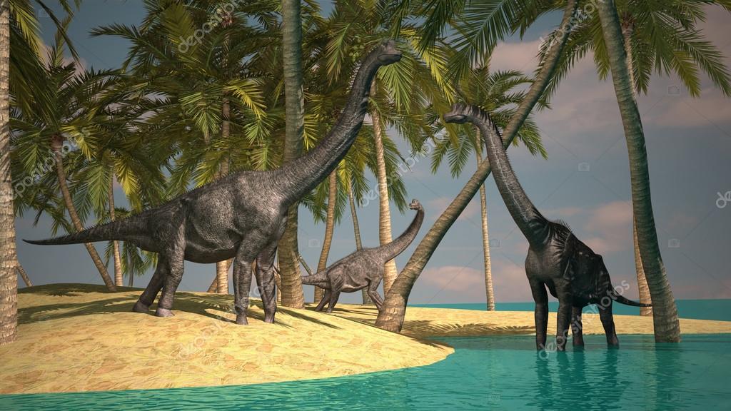 Brachiosaurus dinosaurs â Stock Photo © KostPhoto #45297777