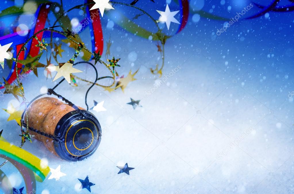 art Christmas and New year party background