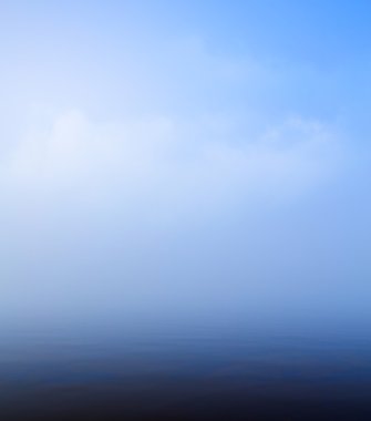 Güzel mavi su ve gökyüzü arka plan sanat