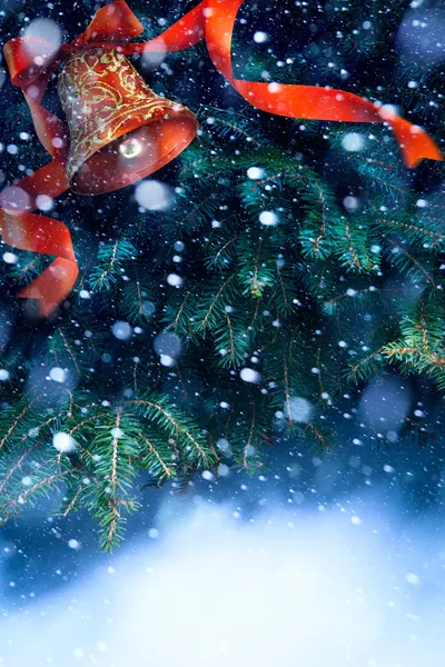 Art christmas tree background — Stock Photo, Image