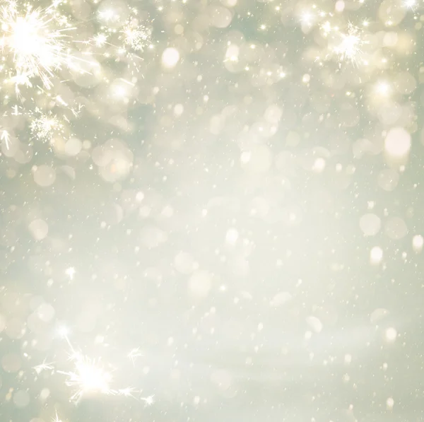 Аннотация Christmas Golden Holiday Background Glitter Defocused — стоковое фото