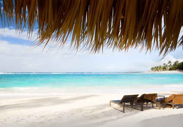Sztuka wakacje na karaibskiej plaży raj — Zdjęcie stockowe