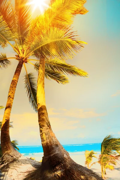 Kunst oceaan strand, zomer vakantie concept — Stockfoto
