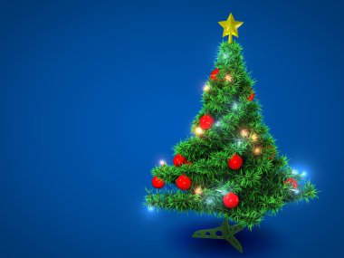 plastik Noel ağacı