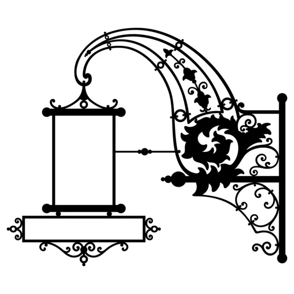 Fondo con letrero — Archivo Imágenes Vectoriales