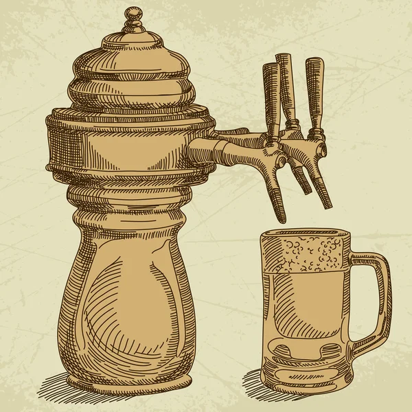 Fond de bière — Image vectorielle