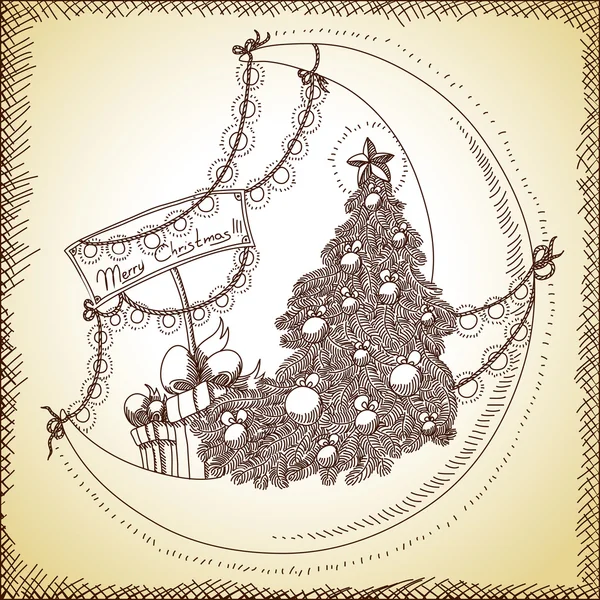 Fond de Noël — Image vectorielle