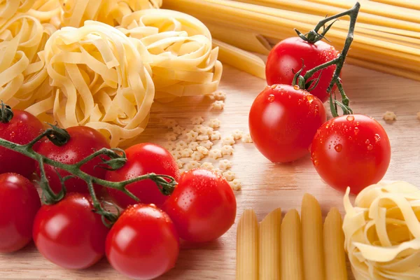 Ingredienser för italiensk pasta — Stockfoto