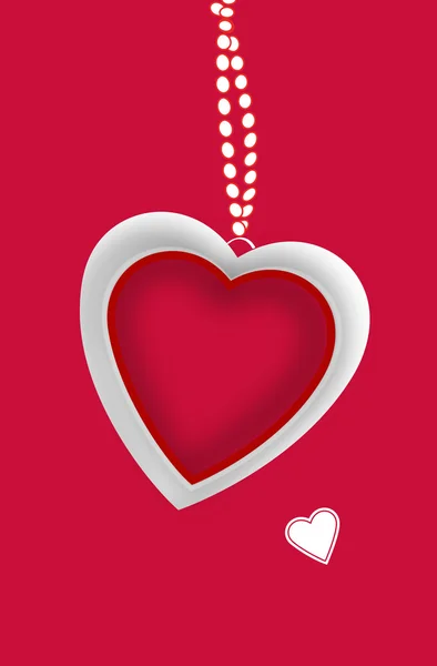 Liebe dich valentines Nachricht ausdrucken — Stockfoto