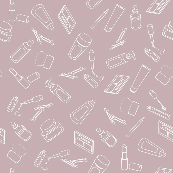 Cosmétiques et aides à la beauté — Image vectorielle