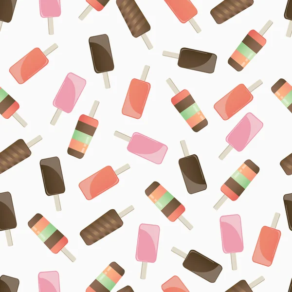 白い背景の上の別のアイスキャンディー — ストックベクタ
