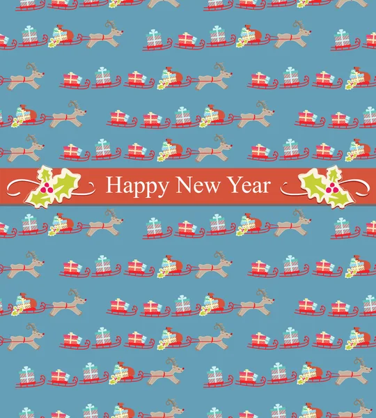 Feliz año nuevo — Vector de stock