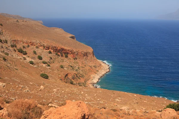 Rocky coast in Crete — Stock Photo, Image