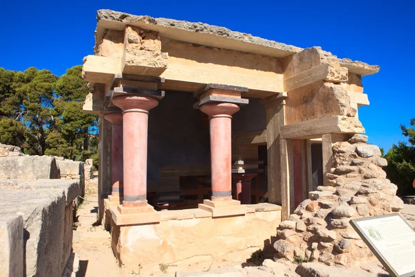 Minoiska palatset i Knossos — Stockfoto