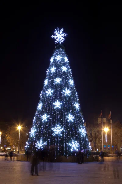 Βίλνιους χριστουγεννιάτικο δέντρο — Φωτογραφία Αρχείου