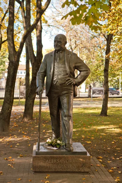 Памятник президенту Александру Штульгинскому — стоковое фото