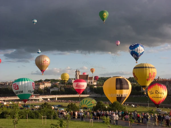 XIII campeonato de balão Europeu ar quente — Fotografia de Stock
