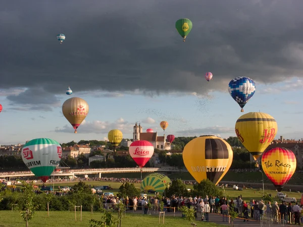 Чемпионат Европы по воздушным шарам — стоковое фото