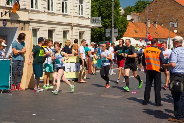 Corremos meia-maratona de Vilnius DNB — Fotografia de Stock