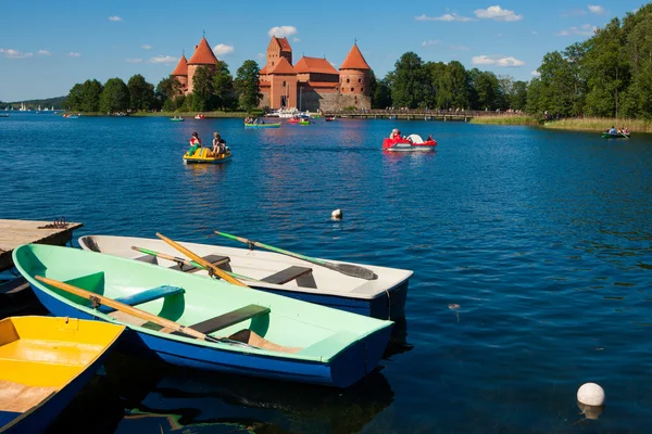 Castelo da ilha de Trakai — Fotografia de Stock