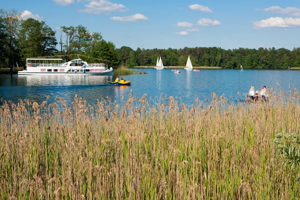 Galve see in trakai — Stockfoto