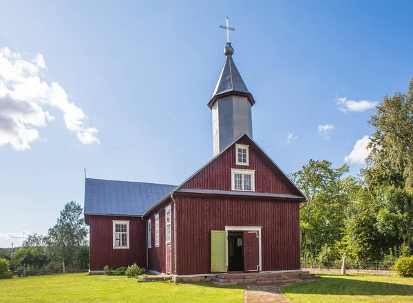 리투아니아의 Duokiskis 마을에 세인트앤 Wooden Annes Church 1906 건축되었다 — 스톡 사진