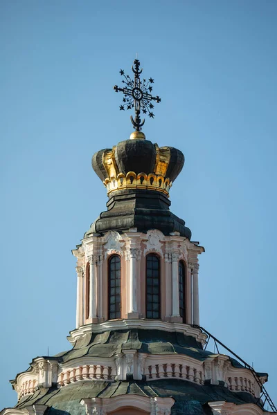 Die Krone Auf Dem Dach Der Jesuitenkirche Kasimir Der Altstadt — Stockfoto