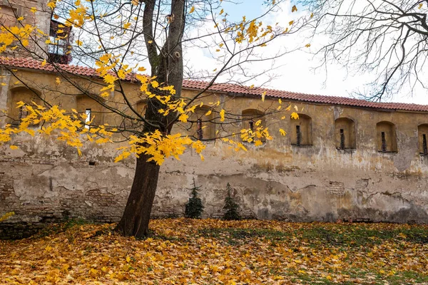 Mur Médiéval Dans Centre Vieille Ville Vilnius Lituanie Était Mur — Photo