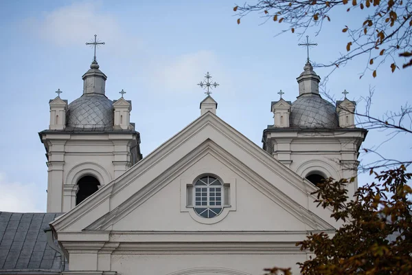 Heliga Korsets Kyrka Eller Karmelitkyrkan Kaunas Litauen — Stockfoto