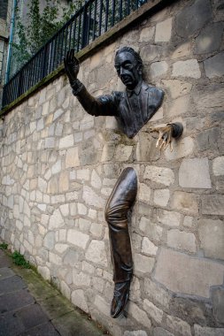 Paris, Fransa - 29 Ekim 2017: Montmartre 'de 