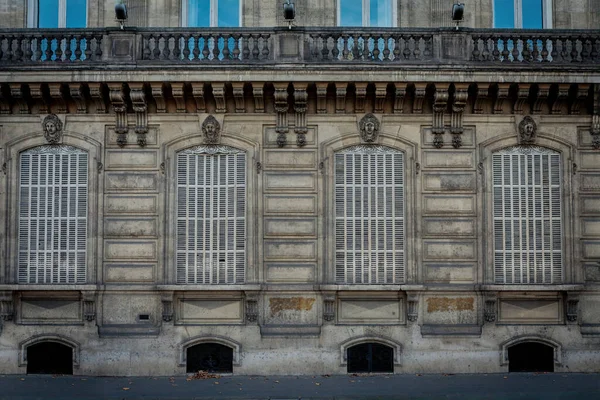 Art Nouveau Stijl Architectuur Parijs Gebouw Het Centrum Van Parijs — Stockfoto