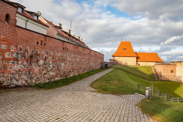 Medieval City Wall Artillery Bastion Vilnius Lithuania Defensive Wall Vilnius — Stock Photo, Image