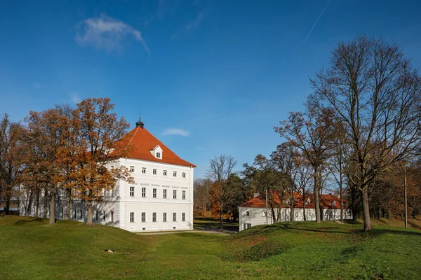 Birzai Lituanie Octobre 2021 Vue Automne Renaissance Historique Château Birzai — Photo