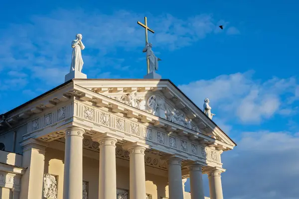 Katedralen Basilikan Stanislaus Och Ladislaus Litauens Största Katolska Katedral — Stockfoto