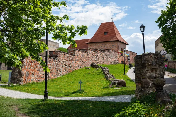 Vilnius Lithuania May 2022 Medieval City Wall Artillery Bastion Vilnius — Stock Photo, Image