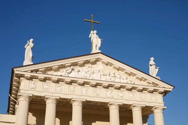 Cathedral Basilica Stanislaus Ladislaus Main Roman Catholic Cathedral Lithuania Located — Stock Photo, Image