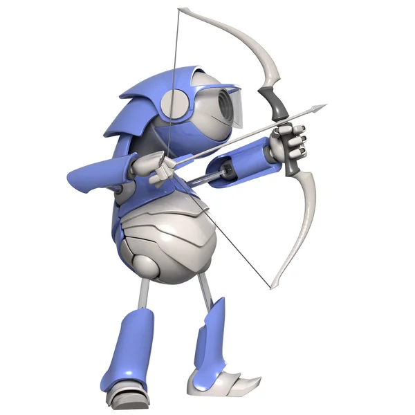 Robot archer — Stockfoto