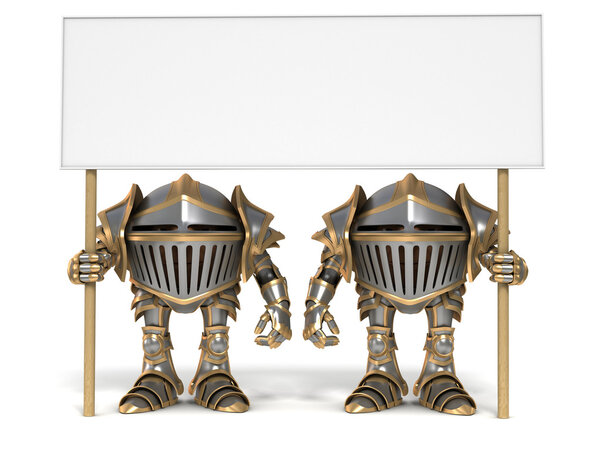 Охрана и знамя
