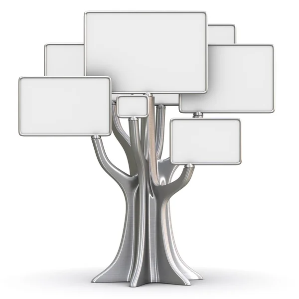 Steel tree — Stock Photo, Image