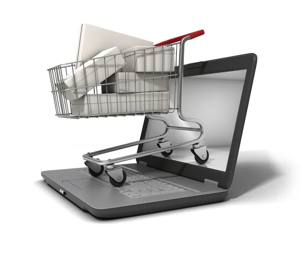 Internetshopping — Stockfoto